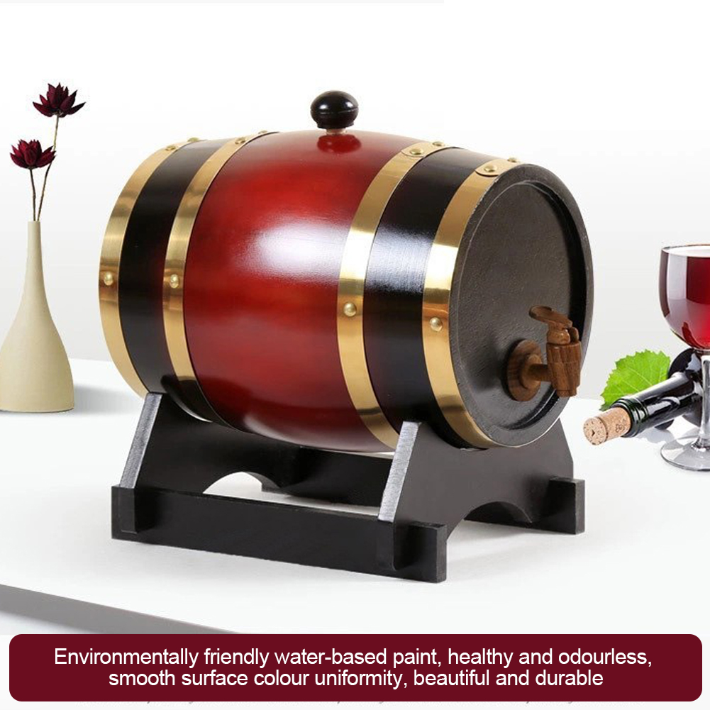 Wine Beer Rum - ถังไวน์ 3 ลิตร พร้อมก๊อกน้ำ สำหรับเบียร์ วิสกี้