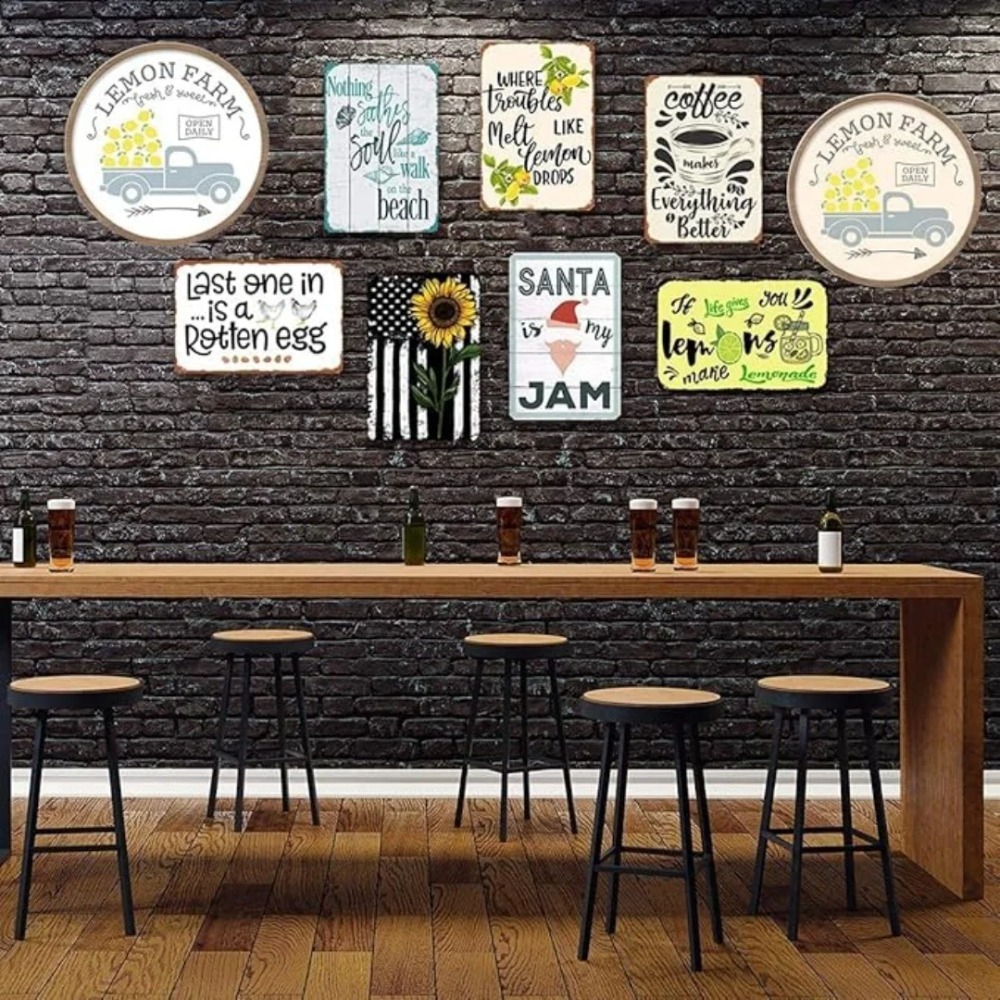 CIFbuy ป้ายโลหะตกแต่งผนังห้องใ - Wine In Beer Name บทวิจารณ์และราคา