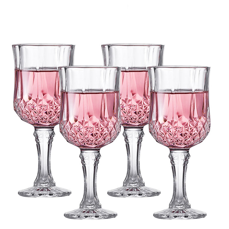 ชุดถ้วยแชมเปญแก้วไวน์แดง4ชิ้นถ - Wine Or Beer บทวิจารณ์และราคา