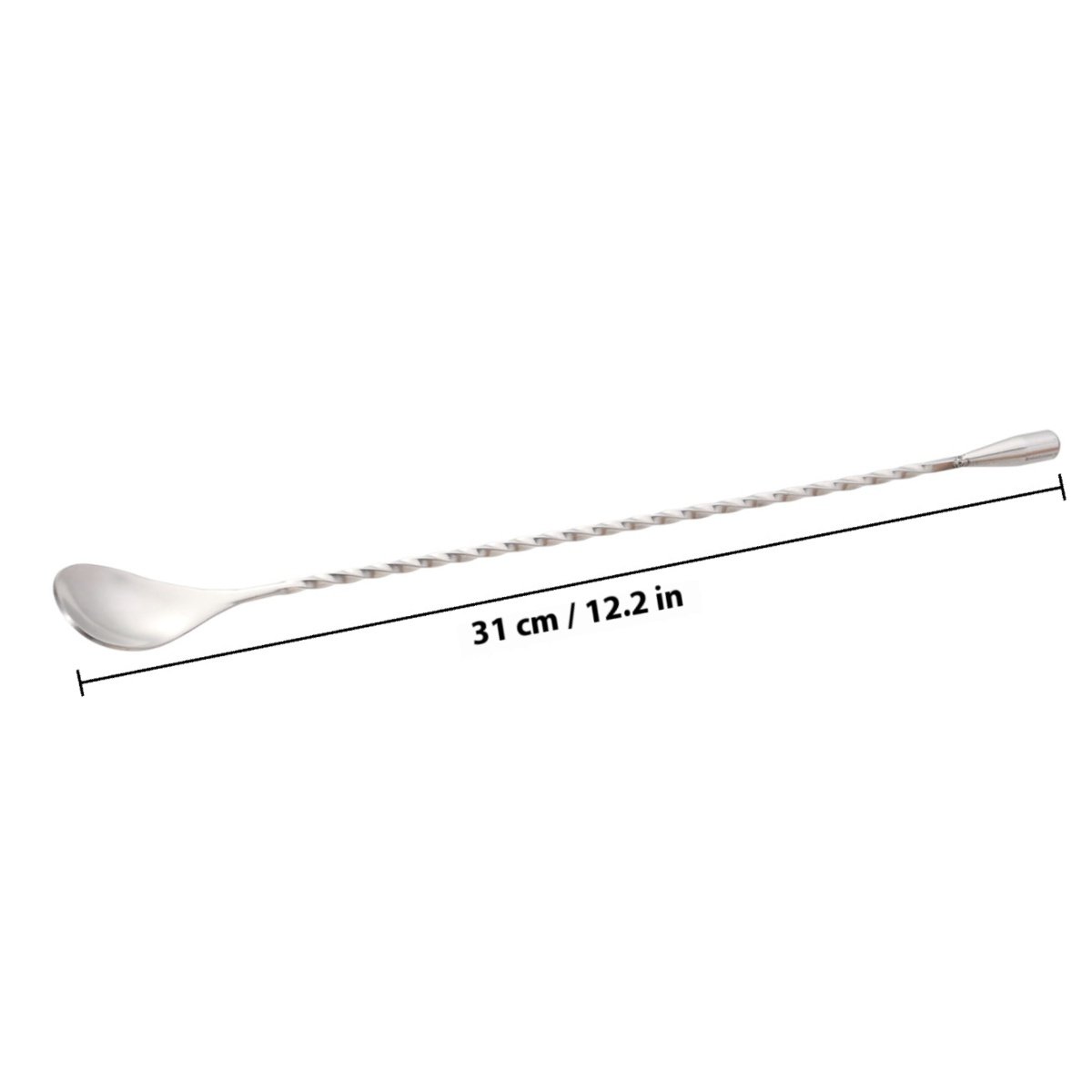 ช้อนค็อกเทลสแตนเลสแบบบิดเกลียว - Bar Spoon Twisted บทวิจารณ์และราคา