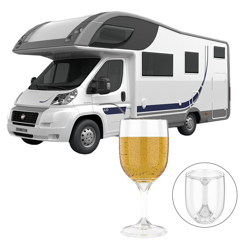 แก้วไวน์พกพาแบบพับได้ ไม่แตกหั - Wine & Beer Packages บทวิจารณ์และราคา