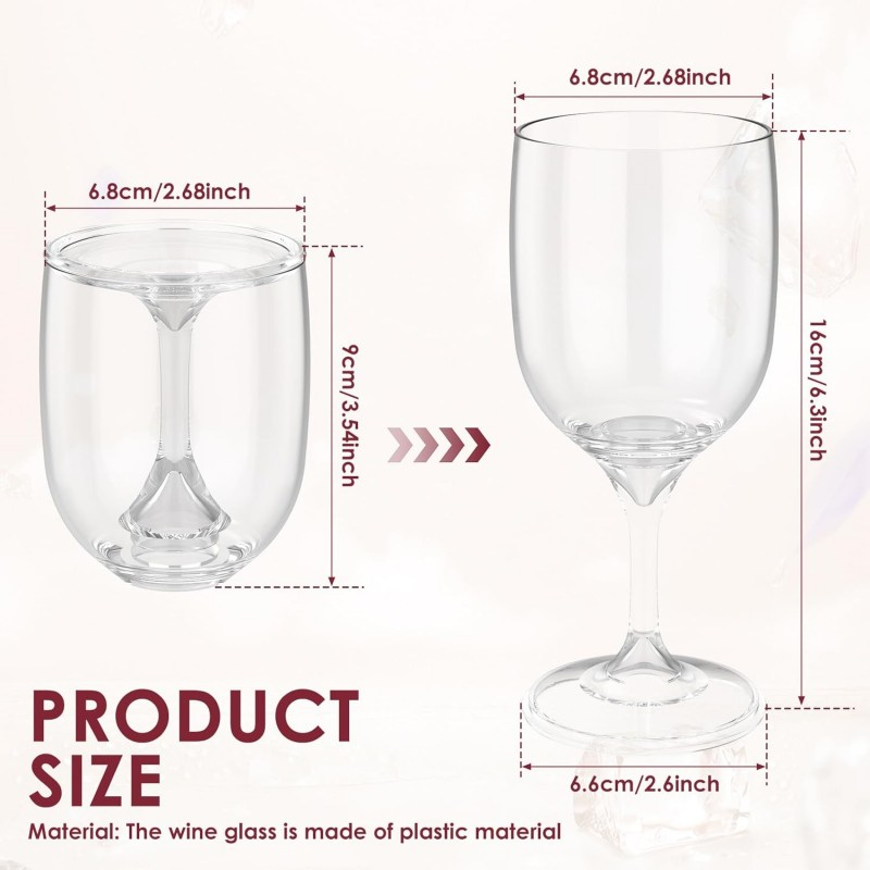 แก้วไวน์พับได้ แก้วไวน์พลาสติก - Wine & Beer Packages บทวิจารณ์และราคา