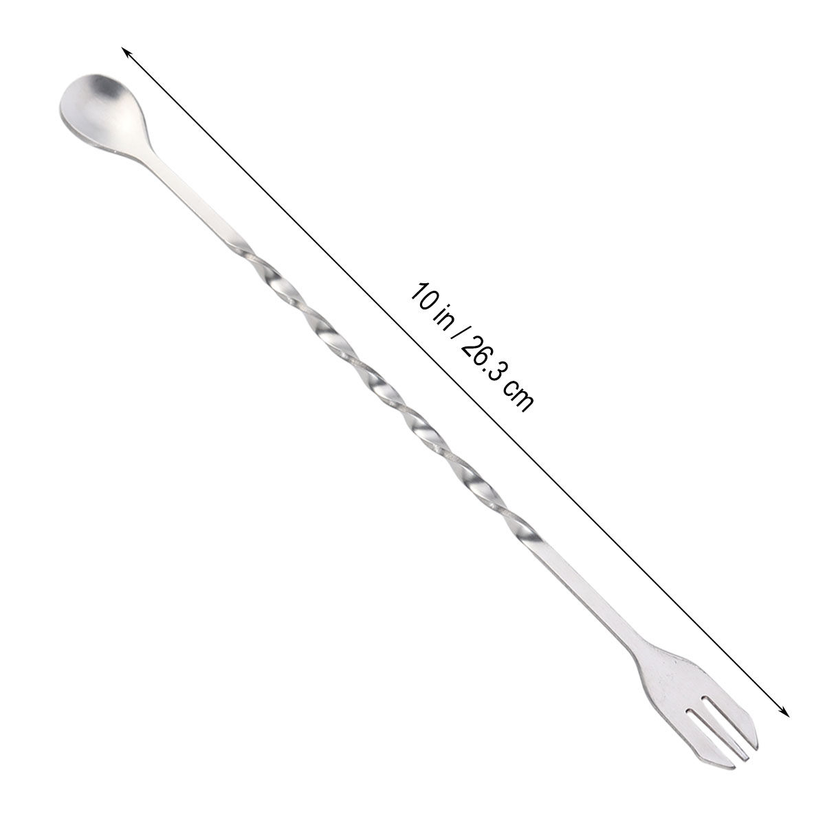 ช้อนสแตนเลสแบบบิด ใช้สำหรับคนเ - Bar Spoon Twisted บทวิจารณ์และราคา
