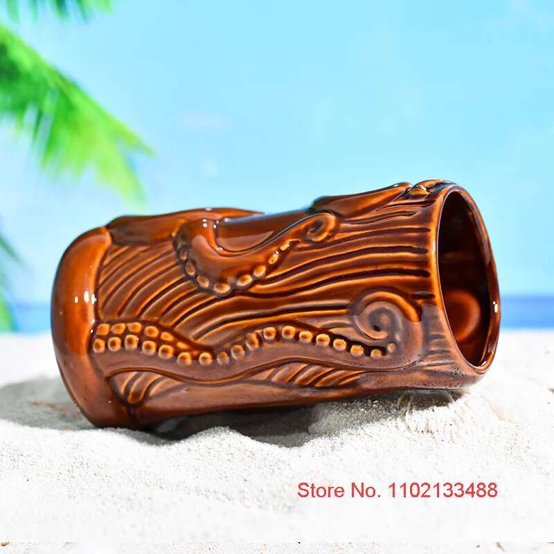 แก้วค็อกเทล TIKI บาร์ ฮาวาย ทร - Wine Beer Mixed Drinks บทวิจารณ์และราคา