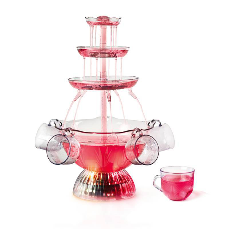 น้ำพุเครื่องดื่มไฟฟ้า 3 ชั้น ส - Wine Beer Mixed Drinks บทวิจารณ์และราคา
