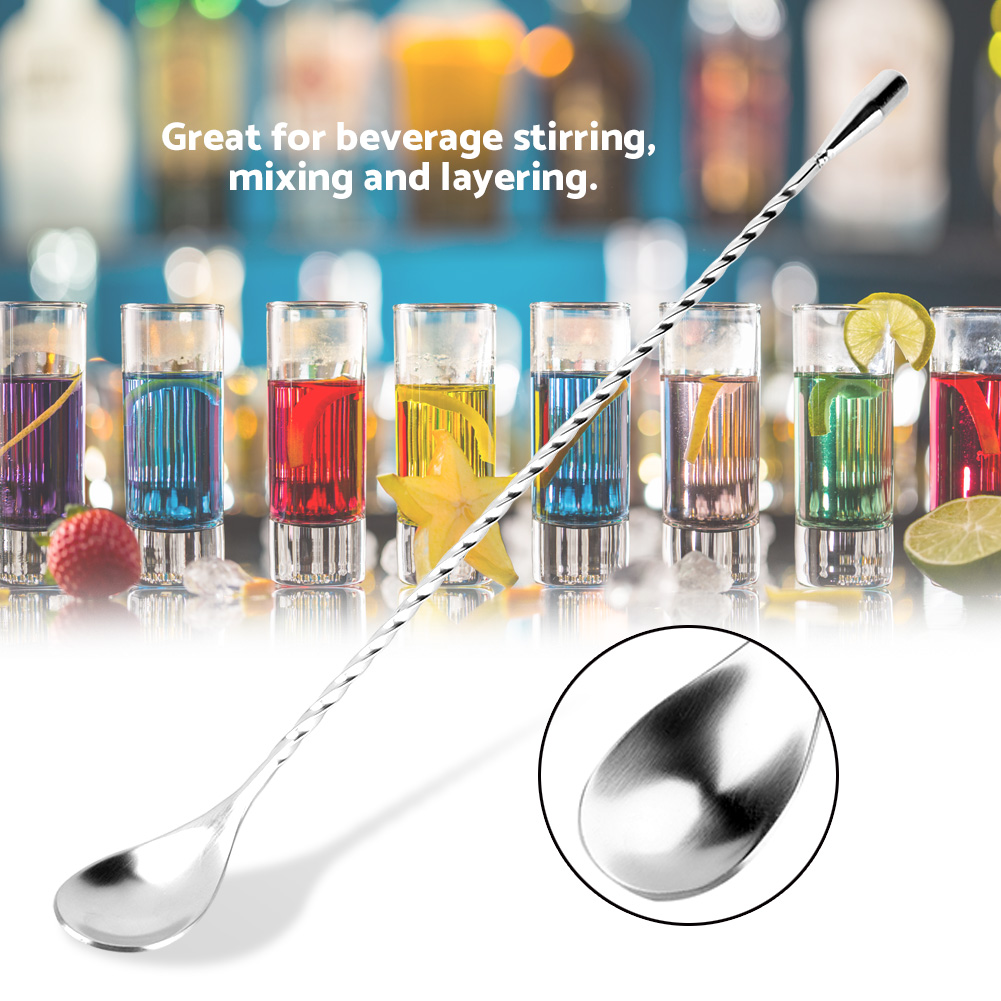 ช้อนบาร์สแตนเลส ช้อนผสมเครื่อง - Bar Spoon Twisted บทวิจารณ์และราคา