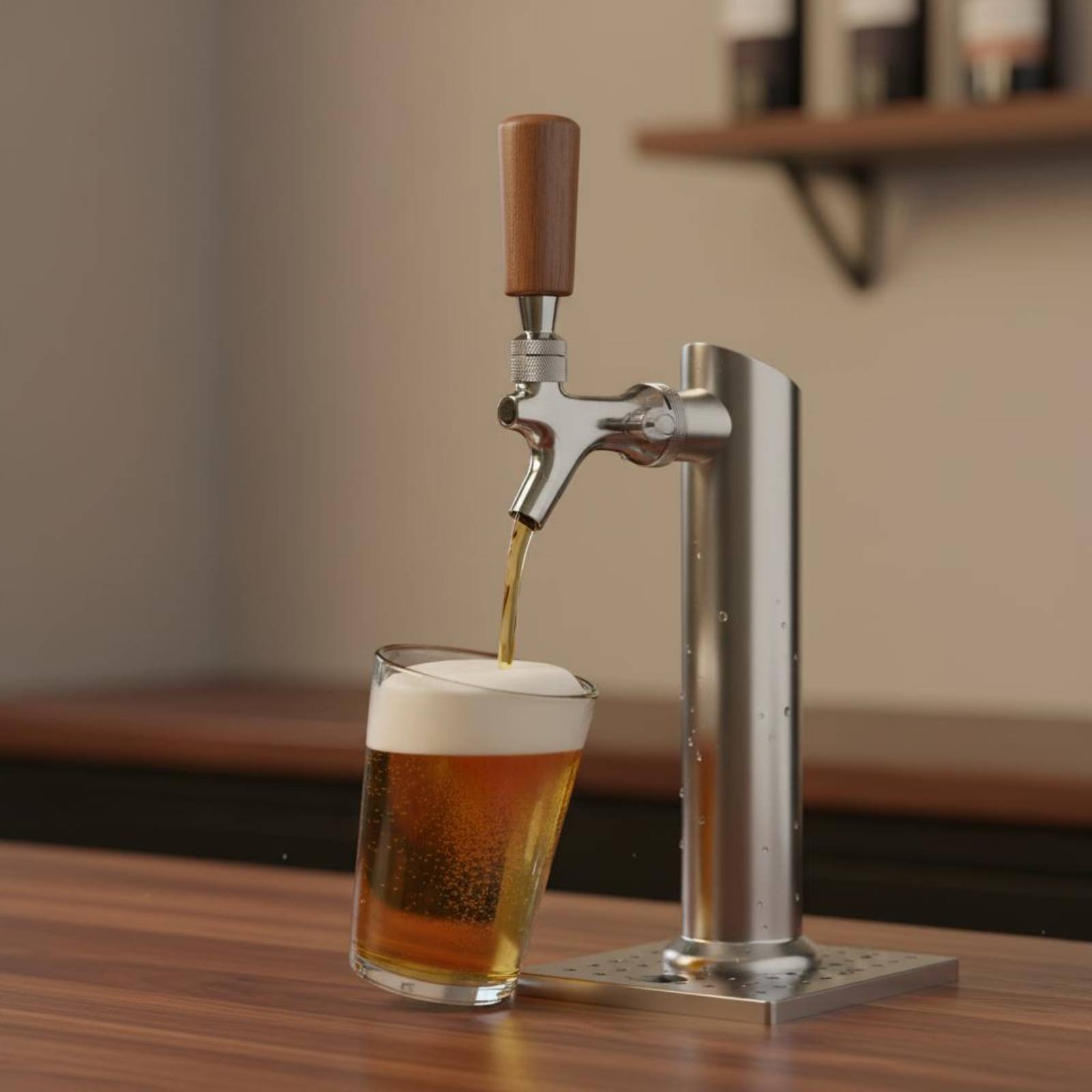 ด้ามจับเบียร์ไม้สั้น ด้ามจับก๊ - Wine Beer Usa บทวิจารณ์และราคา