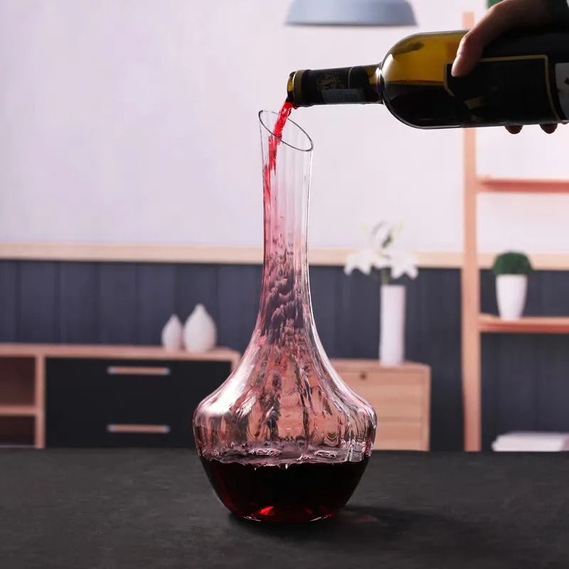 เหยือกไวน์คริสตัลลายลูกฟูกสไตล - Wine Aerator Pour บทวิจารณ์และราคา