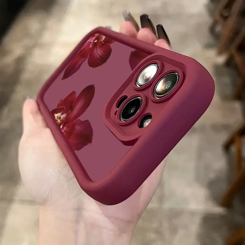 เคสโทรศัพท์ลายดอกกล้วยไม้สีแดง - Wine & Beer Packages บทวิจารณ์และราคา